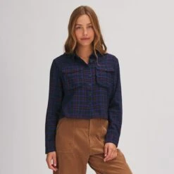 Stoic Daily Crop Flannel - Women's -Stoic COBPLA
