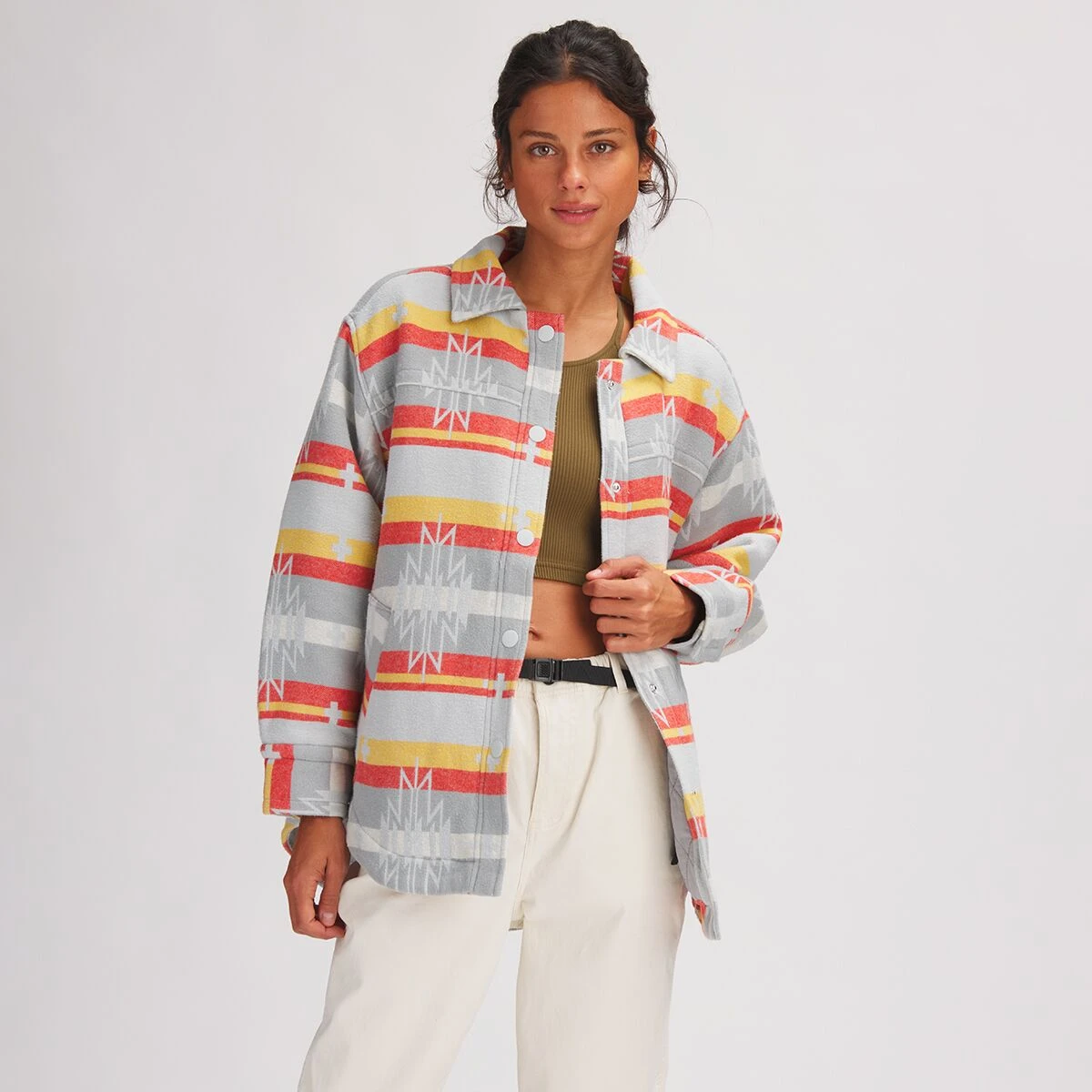 Stoic Printed Shacket - Women's 2 Stoic Printed Shacket - Women's - Image 2