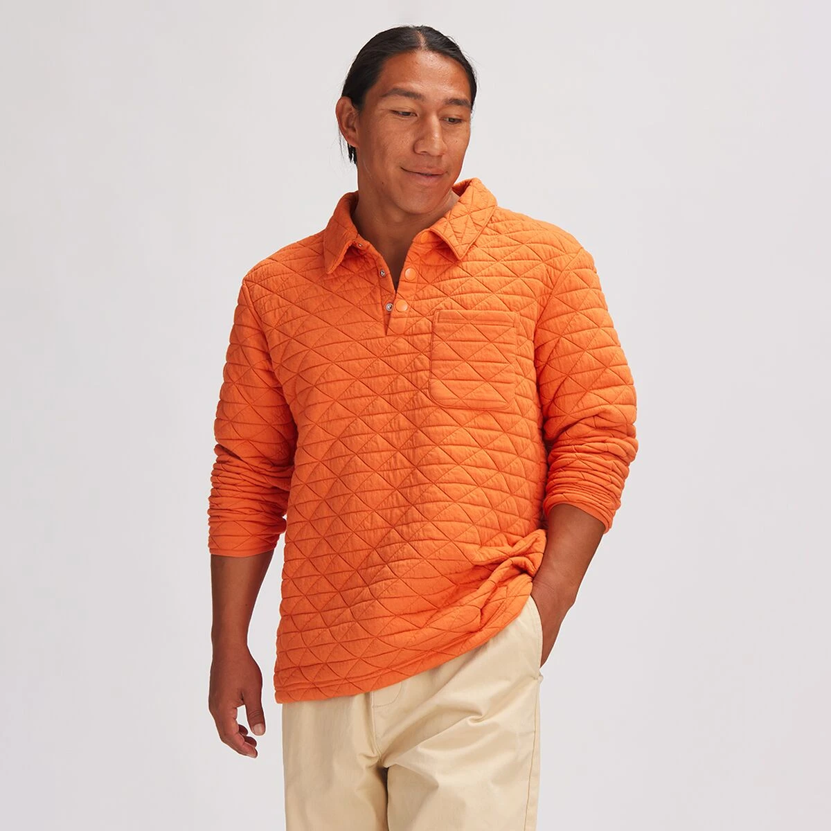 Stoic Venture Quilted Rugby Long-Sleeve Polo - Men's 5 Stoic Venture Quilted Rugby Long-Sleeve Polo - Men's - Image 5