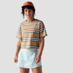 Stoic Short-Sleeve Striped All Activity T-Shirt - Women's 10 Stoic Short-Sleeve Striped All Activity T-Shirt - Women's -Stoic KELSTR