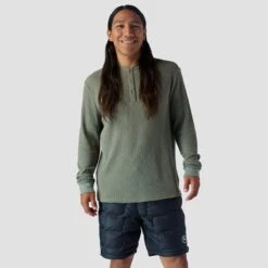 Stoic Wicking Waffle Long-Sleeve Henley - Men's -Stoic LIGDUFBAG 2