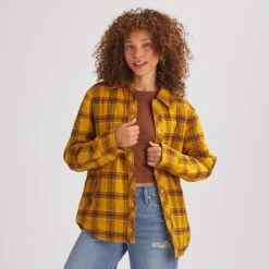 Stoic Quilted Boyfriend Plaid Shirt Jacket - Women's -Stoic MINYELPLA