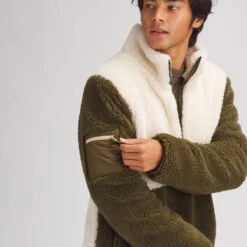 Stoic MTN 1/2-Zip Sherpa Pullover - Men's -Stoic OLINIG D2 1