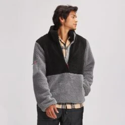 Stoic MTN 1/2-Zip Sherpa Pullover - Men's -Stoic STRLIMMON