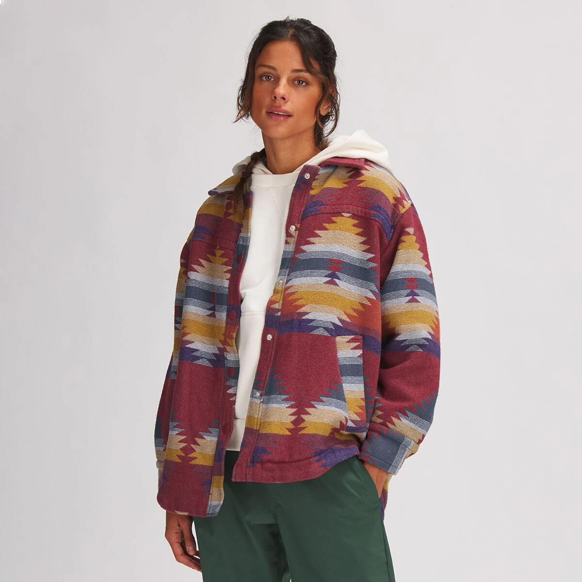 Stoic Printed Shacket - Women's 6 Stoic Printed Shacket - Women's - Image 6