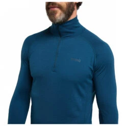 Stoic - Merino180 BjoernenSt. Half Zip - Merino Base Layer -Stoic stoic merino180 bjoernenst half zip merino base layer detail 6