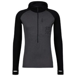 Stoic - Merino260 StadjanSt. 3/4 Zip W. Hood - Merino Hoodie