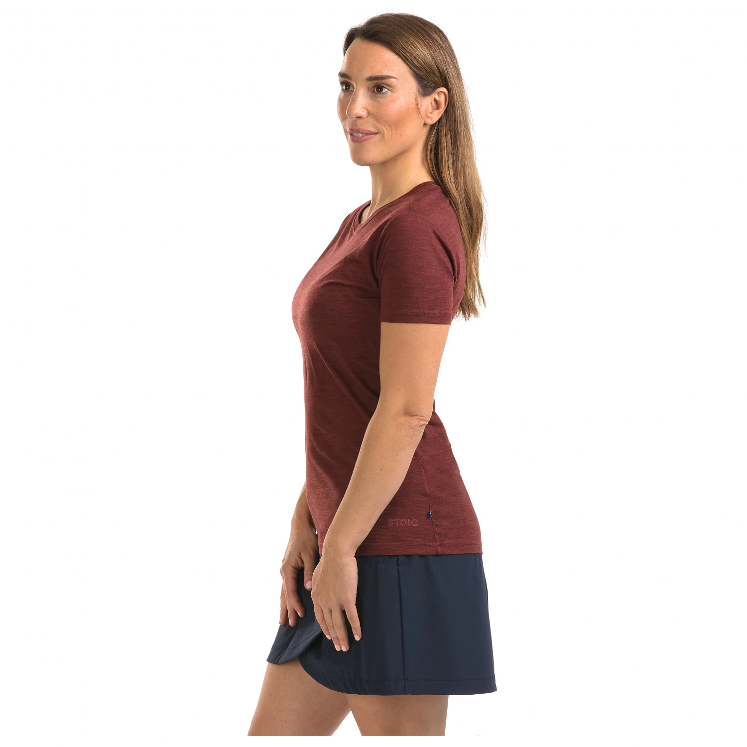 Stoic - Women's Merino150 HeladagenSt. T-Shirt Slim - Merino Shirt 4 Stoic - Women's Merino150 HeladagenSt. T-Shirt Slim - Merino Shirt - Image 4