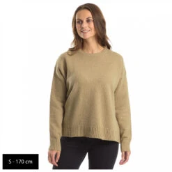 Stoic - Women's MMXX.Nauta Wool Loose Sweater - Wool Jumper -Stoic stoic womens mmxxnauta wool loose sweater wool jumper detail 10
