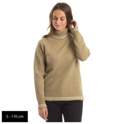 Stoic - Women's MMXX.Nauta Wool Turtle Neck Sweater - Wool Jumper -Stoic stoic womens mmxxnauta wool turtle neck sweater wool jumper detail 10